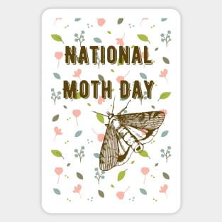 Moth Day Sticker